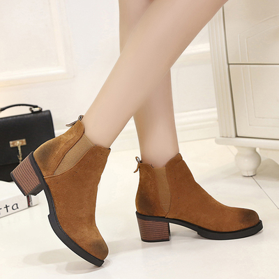 2017秋季必備 切爾西粗跟馬丁靴，學(xué)生百搭時(shí)尚之選